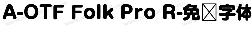 A-OTF Folk Pro R字体转换